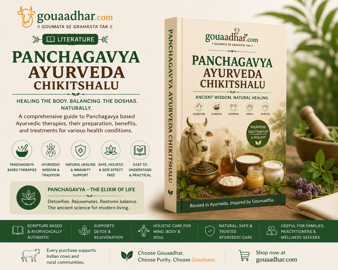 Panchagavya Ayurveda Chikitshalu - పంచగవ్య ఆయుర్వేద చికిత్సలు
